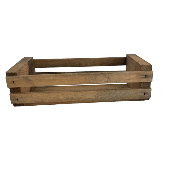 Napa Valley Wooden Storage Holder Rack Shelf Crate Cassette Tape Media - Picture 7 of 8